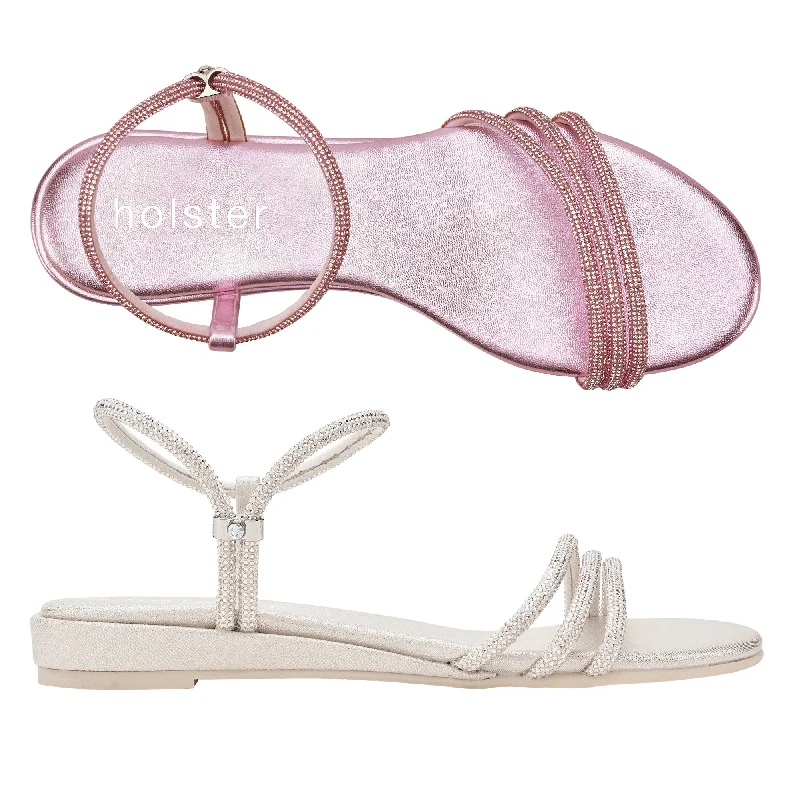 Practical and functional women's footwear solutionsRevel Low Wedge Bundle - Pink / Light Gold