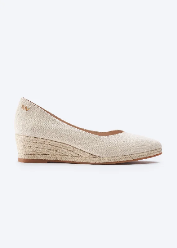 Durable and reliable women's shoesRiba Canvas Espadrille Wedges