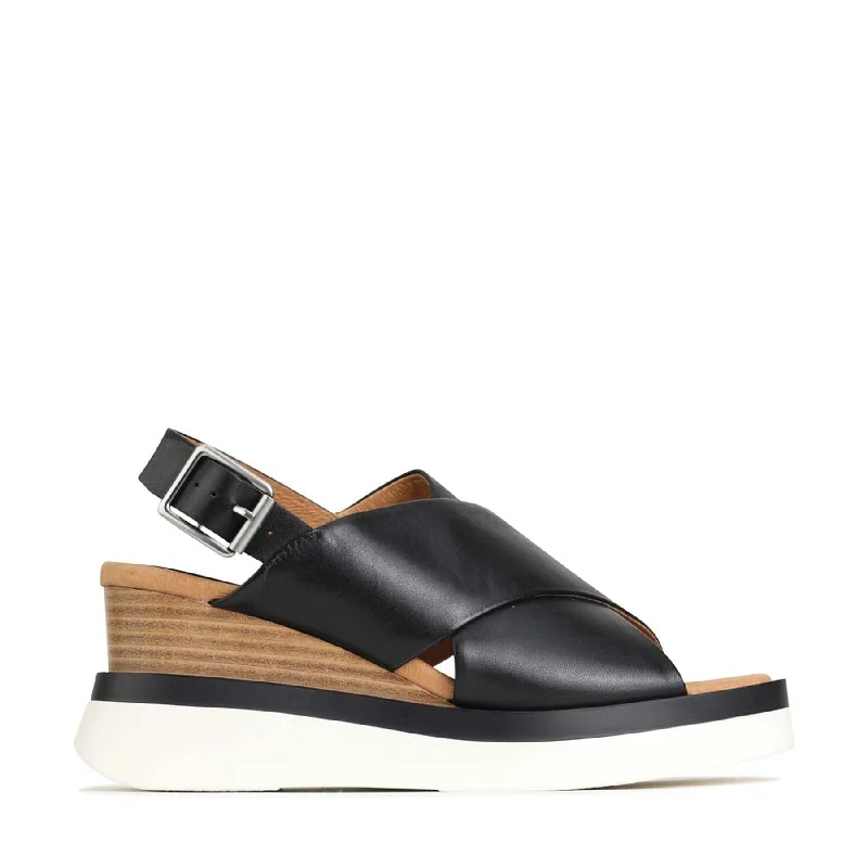 Durable and stylish women's shoes for active lifestylesSASILLE WEDGE SANDALS LEATHER Durable and stylish women's shoes for active lifestylesSASILLE WEDGE SANDALS LEATHER