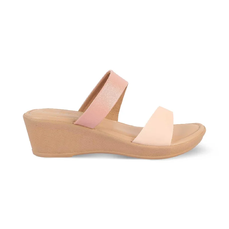 Luxurious and comfortable women's shoe options for special occasionsThe Sios Pink Women's Casual Wedge Sandals Tresmode Luxurious and comfortable women's shoe options for special occasionsThe Sios Pink Women's Casual Wedge Sandals Tresmode