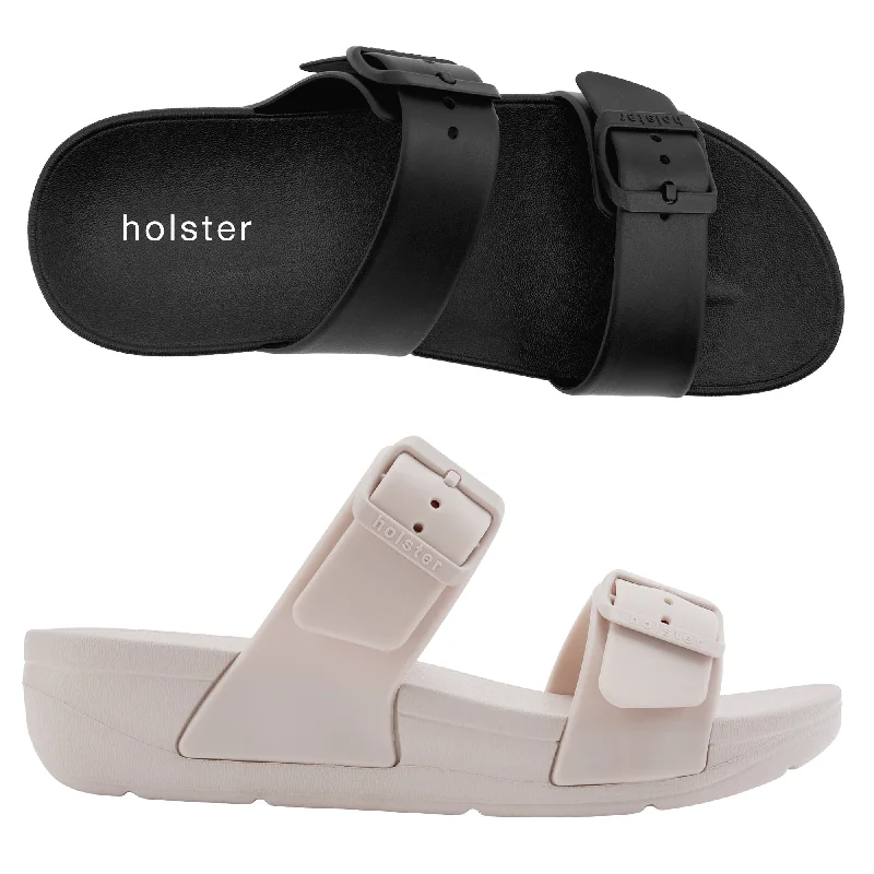Comfy and stylish women's shoes for walkingSkyhigh Wedge Bundle - Black/Sand