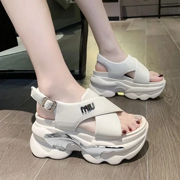 Stylish and affordable women's shoesSRJ15 cross chunky
