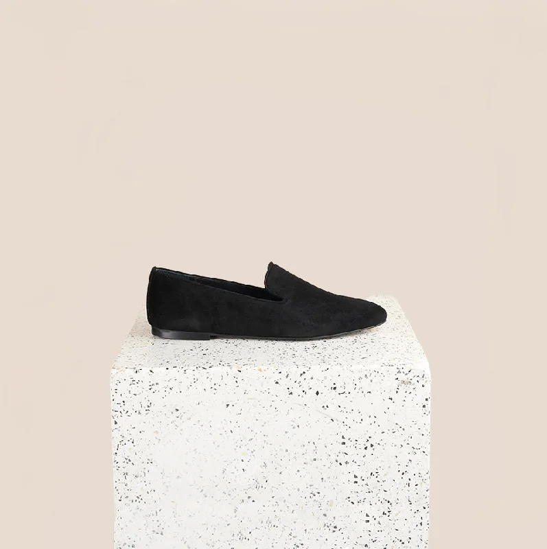 Durable and reliable women's shoesStresa - Black Suede