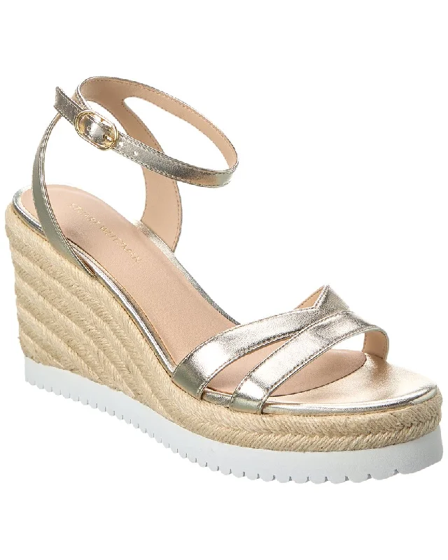 Elegantly crafted women's shoesStuart Weitzman Catlina Leather Espadrille Wedge Sandal Elegantly crafted women's shoesStuart Weitzman Catlina Leather Espadrille Wedge Sandal