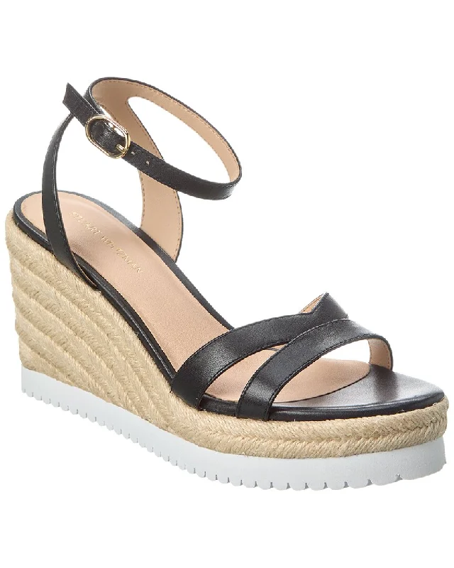 Versatile and adaptable women's shoes for every occasionStuart Weitzman Catlina Leather Espadrille Wedge Sandal