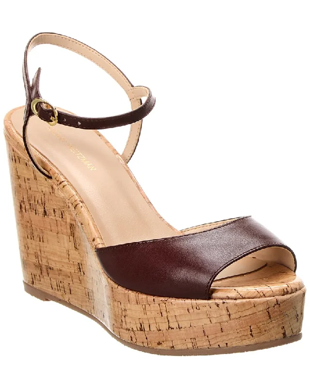 Bold and colorful women's shoes for making a statementStuart Weitzman Palmina Leather Wedge Sandal Bold and colorful women's shoes for making a statementStuart Weitzman Palmina Leather Wedge Sandal