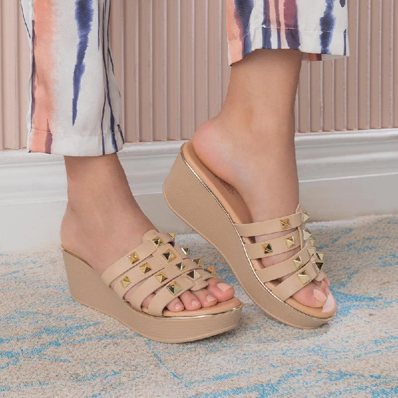 Classy and elegant women's shoes for formal eventsThe Tango Beige Women's Dress Wedge Sandals Tresmode Classy and elegant women's shoes for formal eventsThe Tango Beige Women's Dress Wedge Sandals Tresmode