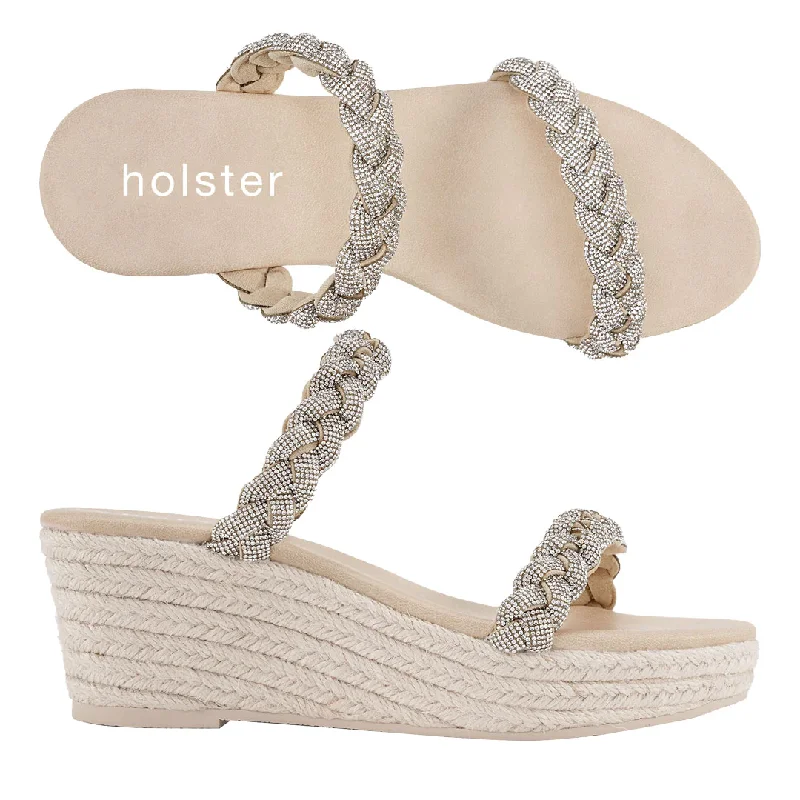 Chic and stylish women's shoes for graduation ceremoniesTiara Espadrille - Beige