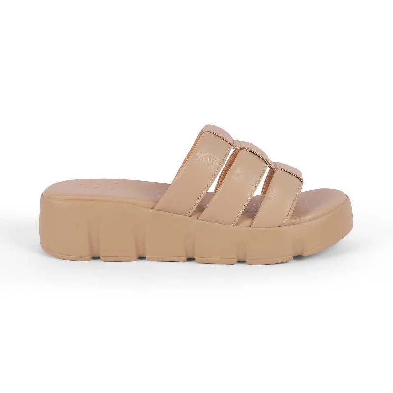 Elegant and sophisticated women's shoes for red carpet eventsTresmode Cludius Beige Women's Casual Chunky Sole Wedges Elegant and sophisticated women's shoes for red carpet eventsTresmode Cludius Beige Women's Casual Chunky Sole Wedges