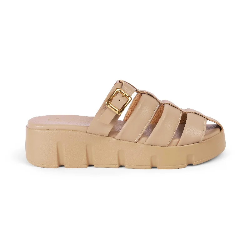 Elegant and refined women's shoe designsTresmode Maximus Beige Women's Casual Chunky Sole Wedges Elegant and refined women's shoe designsTresmode Maximus Beige Women's Casual Chunky Sole Wedges