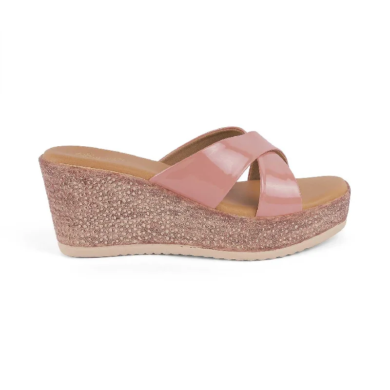 Colorful and vibrant women's shoe patternsTresmode Sansy Pink Women's Dress Wedge Sandals Colorful and vibrant women's shoe patternsTresmode Sansy Pink Women's Dress Wedge Sandals