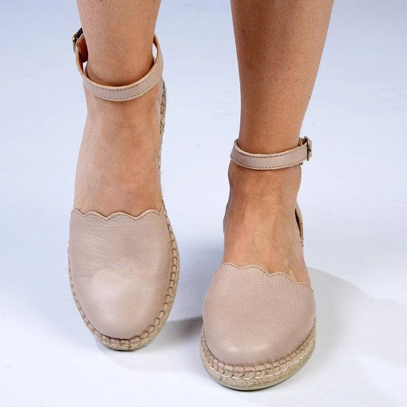 Durable and stylish women's shoes for outdoor activitiesTsonga Inkantolo Leather Espadrille Wedge - Stone Brillo Durable and stylish women's shoes for outdoor activitiesTsonga Inkantolo Leather Espadrille Wedge - Stone Brillo