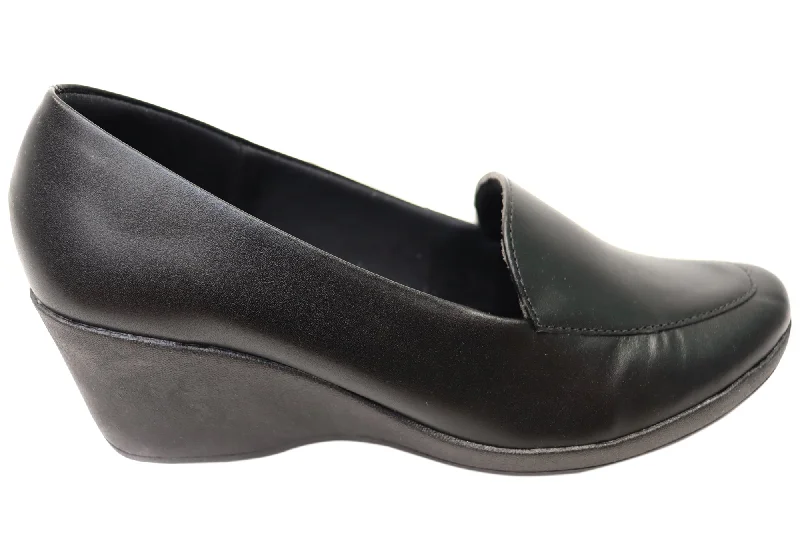 Stylish and comfortable women's shoes for long days at workUsaflex Tosha Womens Brazilian Comfortable Leather Wedge Shoes Stylish and comfortable women's shoes for long days at workUsaflex Tosha Womens Brazilian Comfortable Leather Wedge Shoes
