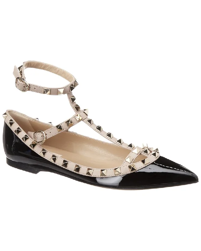 Chic and stylish women's shoes for fashion weekValentino Rockstud Caged Leather Flat Chic and stylish women's shoes for fashion weekValentino Rockstud Caged Leather Flat