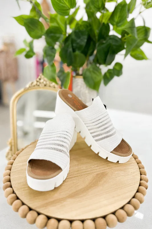 Chic and stylish women's shoes for fashion-conscious womenVenti Iris White Mesh Wedge *Final Sale* Chic and stylish women's shoes for fashion-conscious womenVenti Iris White Mesh Wedge *Final Sale*