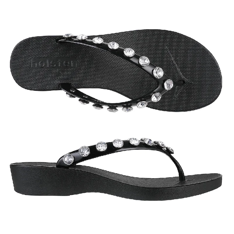 Luxurious and opulent women's shoe optionsWaikiki Wedge - Black