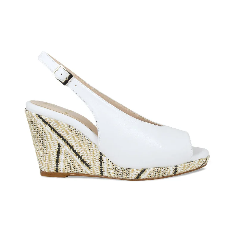 Bold and statement-making women's shoes for the bold and beautifulWhitney: White Leather