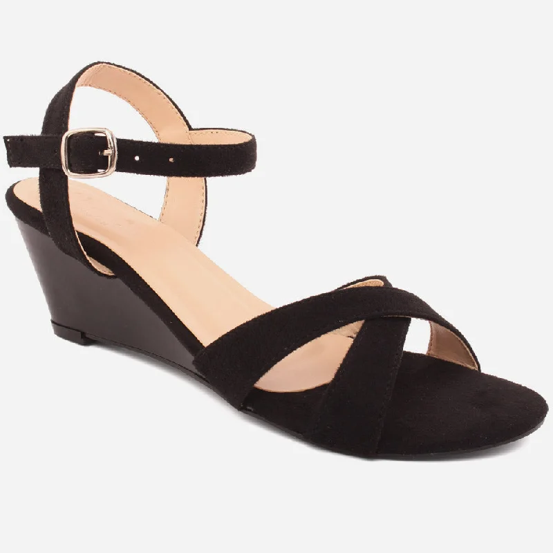 Chic and stylish women's shoes for graduation ceremoniesWomen "WANGARI " Decent Wedge Heel Sandals Chic and stylish women's shoes for graduation ceremoniesWomen "WANGARI " Decent Wedge Heel Sandals