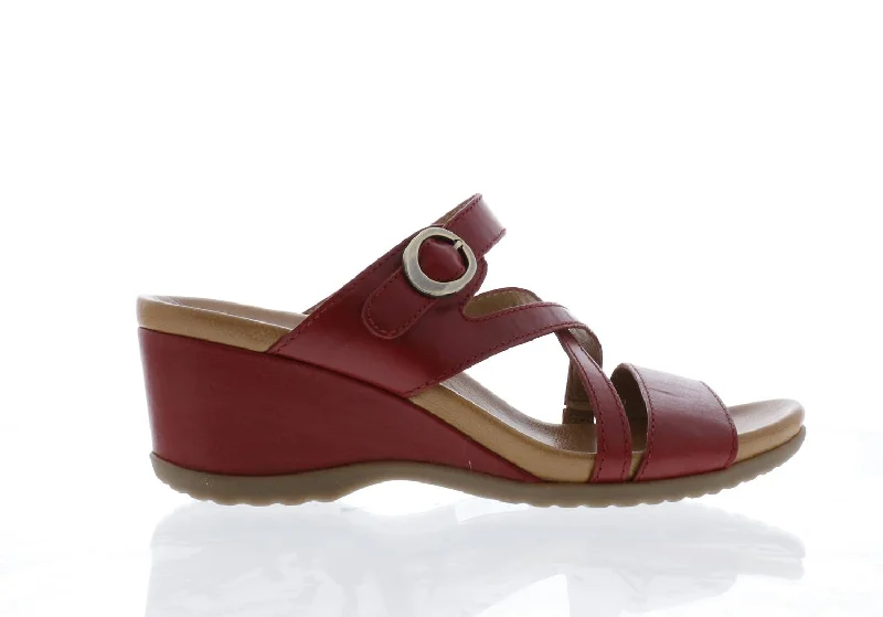 Comfy and stylish women's shoes for everyday eleganceWomen's Ana Wedge Sandals In Red