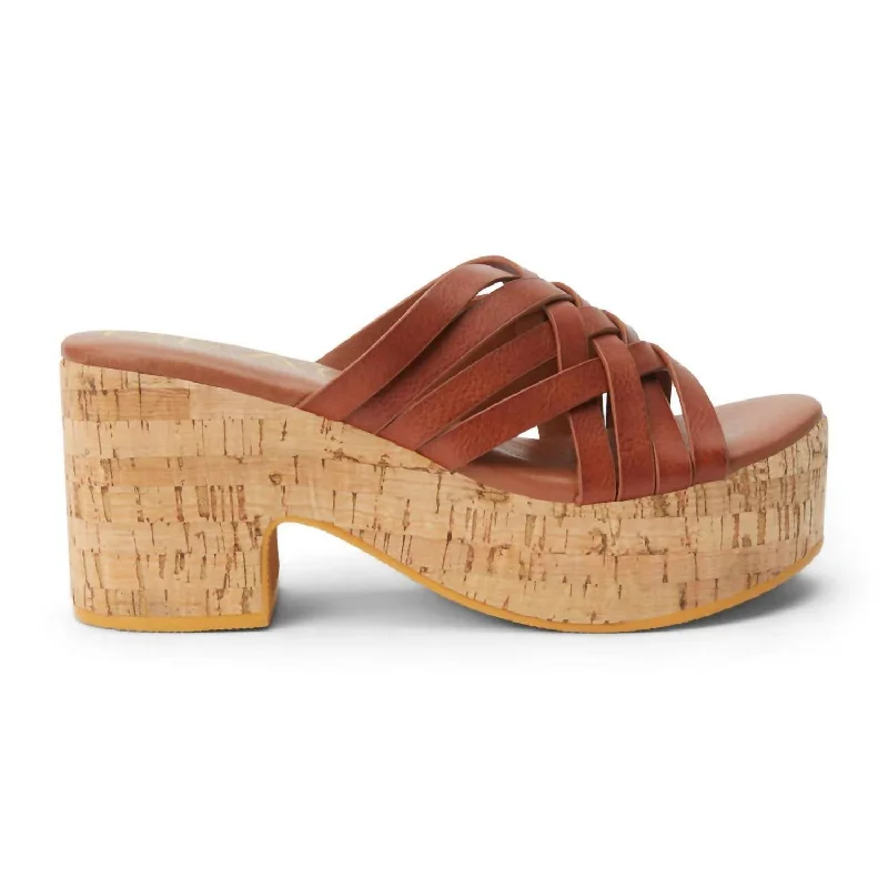 Chic and versatile women's footwearWomen's Daydream Platform Heel In Cognac