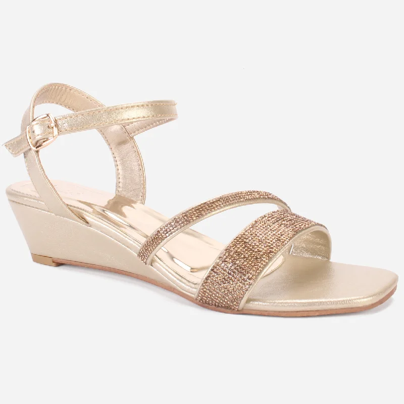Comfy casual women's shoes for everyday wearWomens "GUANA" Wedge Heel Sandals