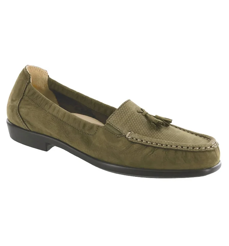 Bold and unique women's shoes for fashion-forward individualsWomen's Hope Loafer - Medium In Green Tundra Bold and unique women's shoes for fashion-forward individualsWomen's Hope Loafer - Medium In Green Tundra