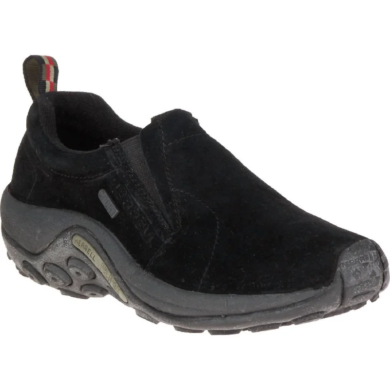 Comfy and stylish women's shoes for everyday casual wearWomen's Jungle Moc Waterproof Shoes - Medium In Black Comfy and stylish women's shoes for everyday casual wearWomen's Jungle Moc Waterproof Shoes - Medium In Black