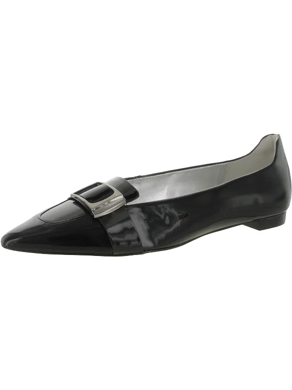 Comfy and stylish women's shoes for walkingWomens Leather Pointed Toe Ballet Flats