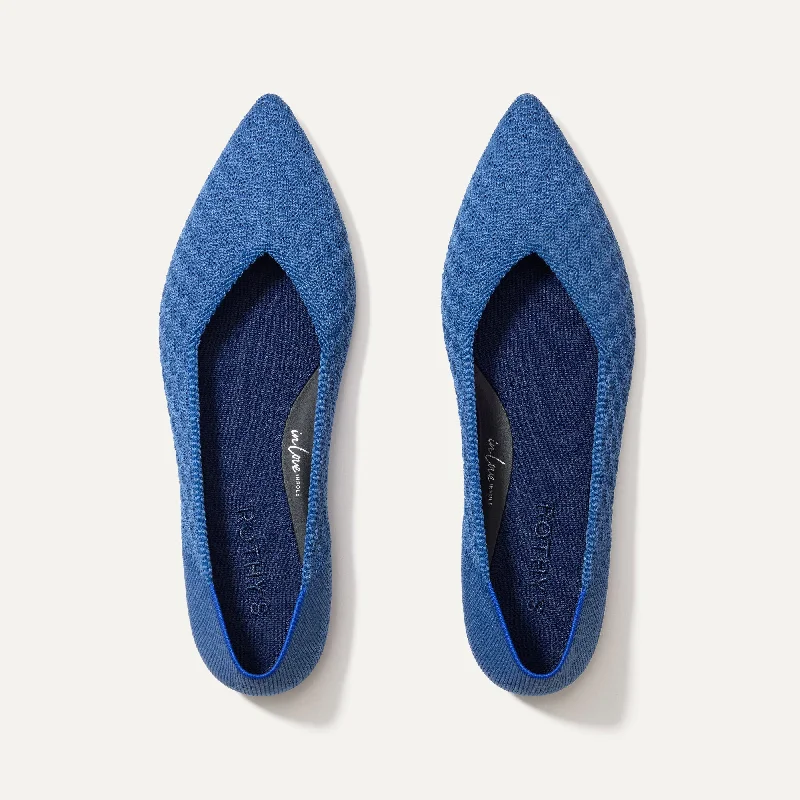 Flattering and stylish women's shoes for petite feetThe Point II - Blueberry Basketweave