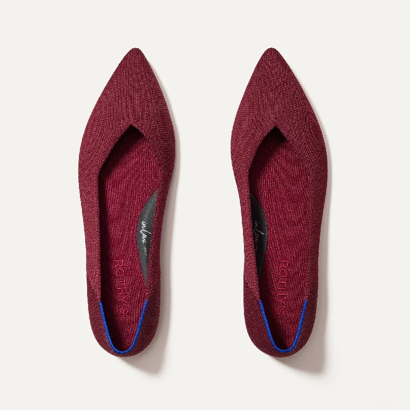 Comfy and stylish women's shoes for flat feetThe Point II - Cabernet