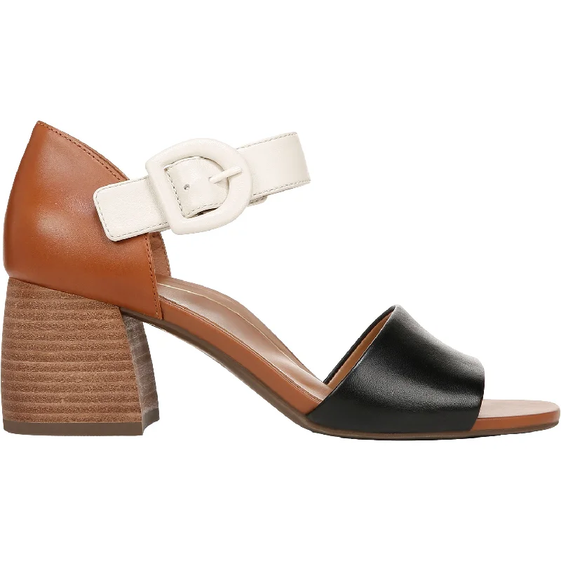 Durable and stylish women's shoes for active lifestylesWomens  Vionic Chardonnay Tan/Black/Cream Leather