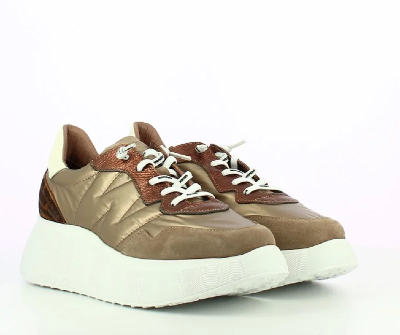 Chic and trendy women's shoe fashionsA-3610 TAUPE/TOBACCO/MILK