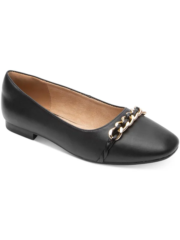 Timeless classic women's shoe designsZoie Chain Ballet Womens Faux Leather Dressy Moccasins Timeless classic women's shoe designsZoie Chain Ballet Womens Faux Leather Dressy Moccasins
