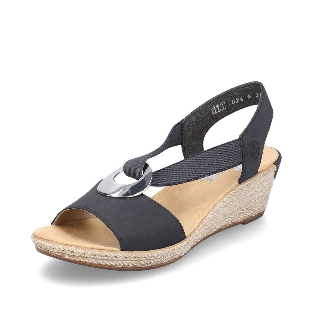 Comfy and cozy women's shoes for lounging624H6-14 Navy Slip On