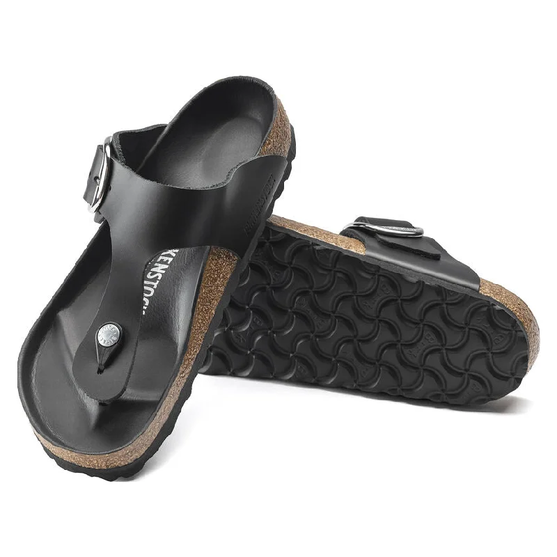 Versatile and stylish women's shoes for city walksBirkenstock - Gizeh Big Buckle Black