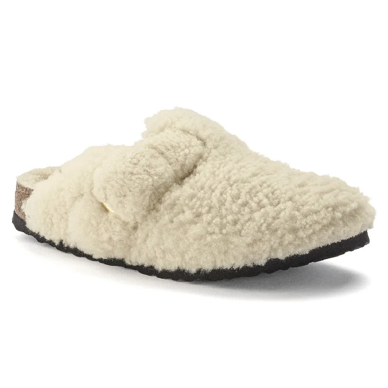 Elegant and sophisticated women's shoe stylesBoston Big Buckle Teddy - Eggshell
