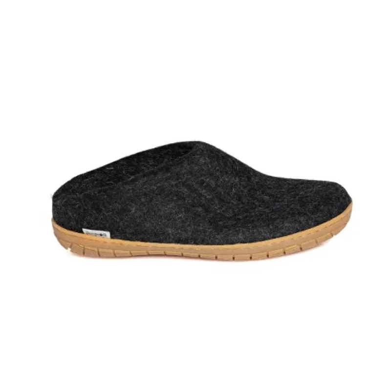 Chic and stylish women's shoes for summerSlip-on with Honey Rubber - Charcoal