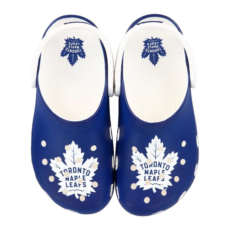 Stunning and glamorous women's shoes for evenings outAdult NHL Toronto Maple Leafs Clog