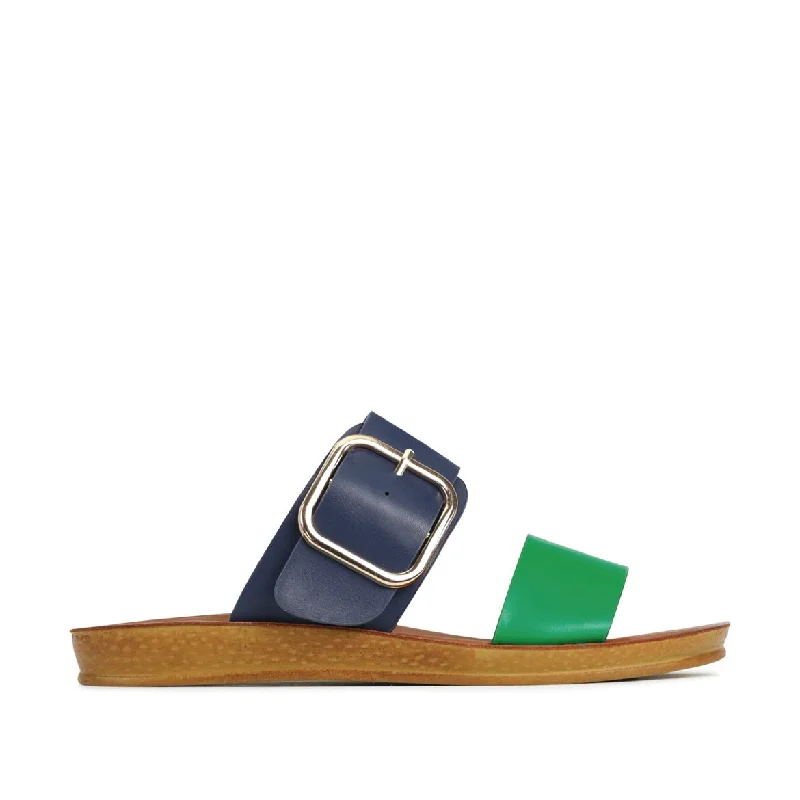 Comfy and cozy women's shoes for loungingDoti - Emerald/Navy