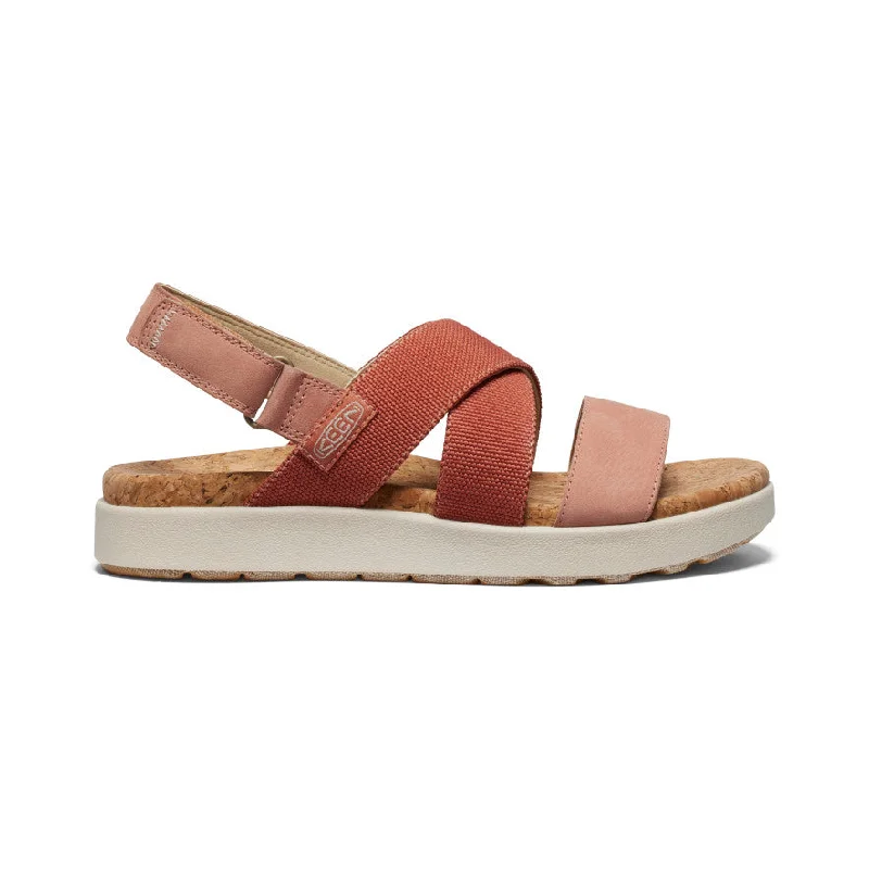 Chic and stylish women's shoes for summerElle Criss Cross Baked Clay/Cork