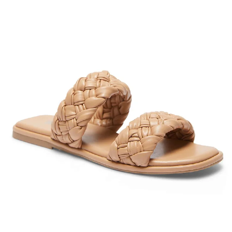 Luxurious and opulent women's shoe optionsEnya Slide in Light Tan Smooth