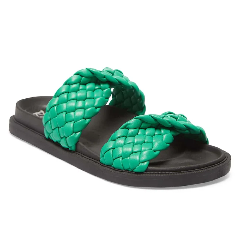Elegantly crafted women's shoesGhost Slide in Green Smooth