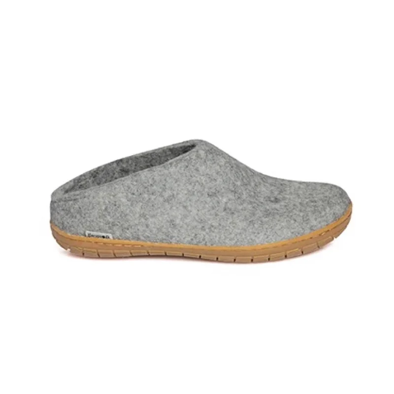 Elegant and sophisticated women's shoes for red carpet eventsSlip-on with Honey Rubber - Grey