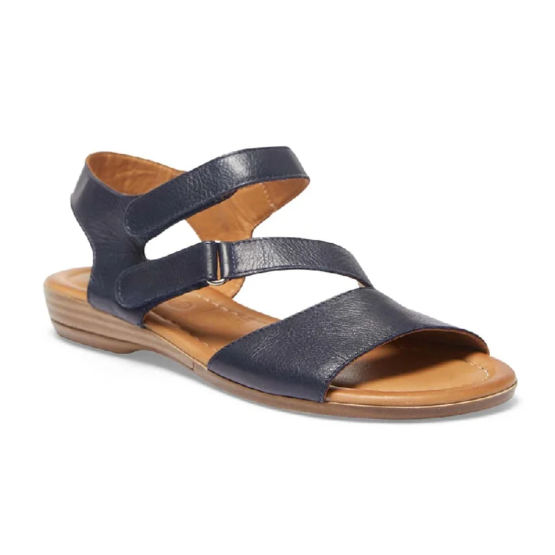 Fashion-forward and trendy women's shoe stylesKenya Sandal in Navy Leather