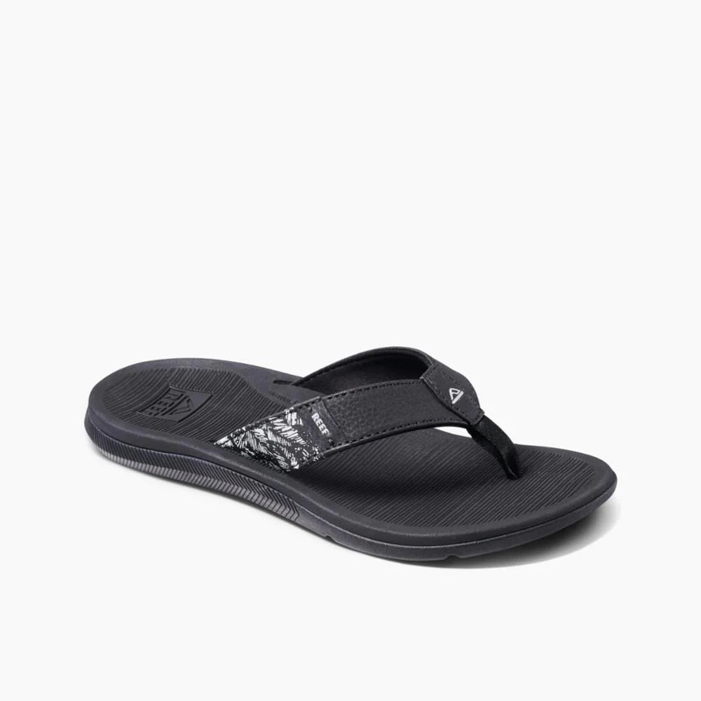 Stylish and practical women's shoes for rainy daysReef - Women's Santa Ana Black/White
