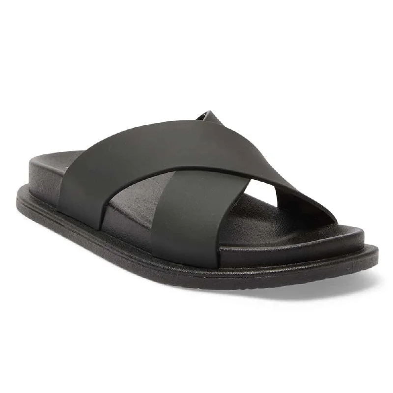 Chic and stylish women's shoes for fashion-conscious womenSeashore Slide in Black On Black Chic and stylish women's shoes for fashion-conscious womenSeashore Slide in Black On Black