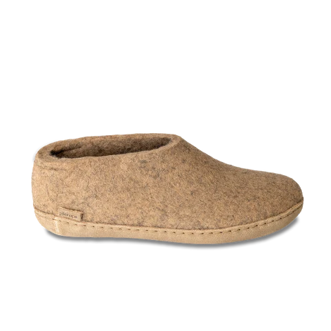 Exotic and bold women's shoe designsShoe with Leather Sole - Sand