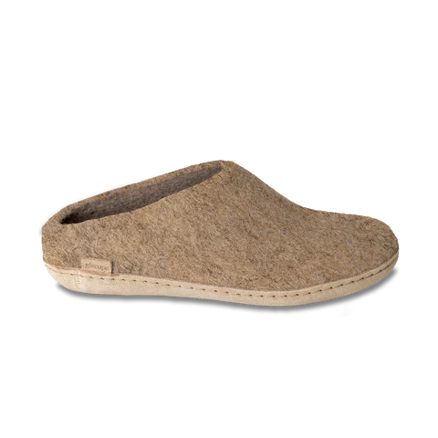 Chic and trendy women's shoe fashionsSlip-on with Leather Sole - Sand