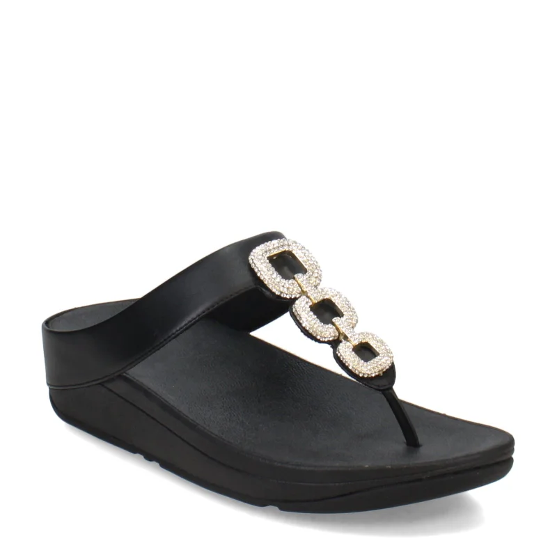 Classy and elegant women's shoes for formal eventsWomen's FitFlop, Fino Crystal Chain Toe-Post Sandal Classy and elegant women's shoes for formal eventsWomen's FitFlop, Fino Crystal Chain Toe-Post Sandal