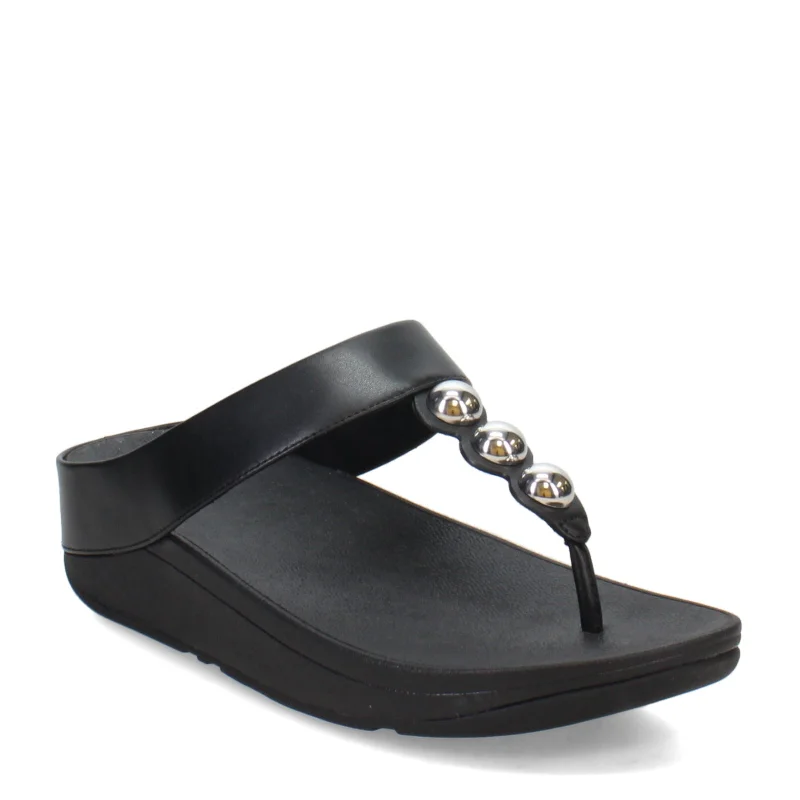 Versatile and chic women's shoes for everyday eleganceWomen's FitFlop, Fino Mirror Dome Toe-Post Sandal